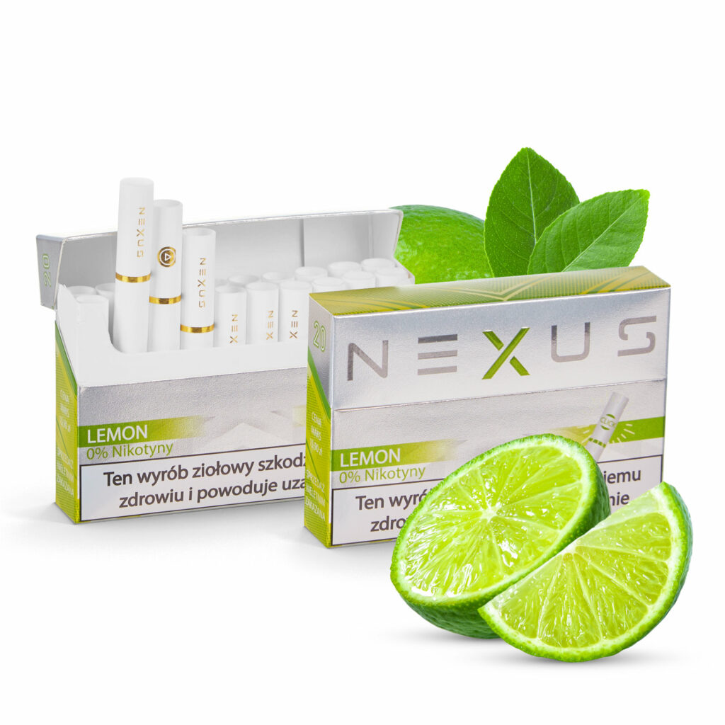 Cytrynowe wkłady bez zawartości nikotyny NEXUS FREE Lemon